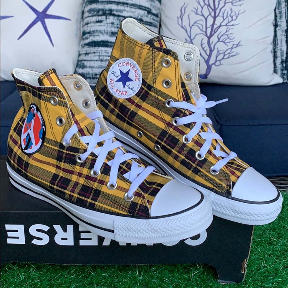 Converse CTAS Hi yellow/white/black MEN’s - Picture 2 of 16